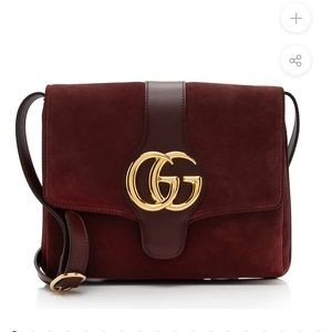 Gucci Suede Arli Medium Shoulder Bag